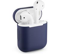 Coque de Protection en Silicone pour Apple Airpods 1 - Étui Boite Ecouteurs Ajustement Parfait (Bleu foncé)