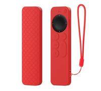 Coque de protection en silicone pour Apple TV 4K Siri Remote 3ème génération (2022)/2ème génération (2021) Siri Remote Coque de protection en silicone flexible, anti-chute et anti-collision (rouge non