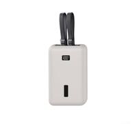Coque de protection en silicone pour batterie externe Anker Zolo 20 000 mAh, pour coque fine, empêche les rayures, compatible avec chargeur portable 45 W max (gris)
