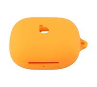 Coque de protection en silicone pour Beats Powerbeats Pro 2 avec résistance aux chocs et mousqueton pour la portabilité (orange)
