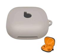 Coque de protection en silicone pour Beats Powerbeats Pro 2, résistante aux chutes et à la poussière, résistante aux chocs et accès au port (gris)