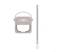 Coque de protection en silicone pour Bose pour SoundLink (2e génération) avec bandoulière - Texture douce - Gris