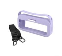 Coque de protection en silicone pour Bose pour Soundlink pour Flex, coque antichoc avec poignée et découpes précises, coque souple pour voyage et utilisation en extérieur (violet)