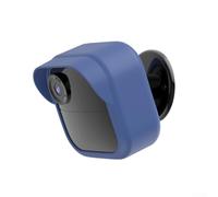 Coque de protection en silicone pour caméra extérieure Blink Outdoor 2K, résistante aux intempéries avec chapeau, pour système de caméra de sécurité intérieur et extérieur (bleu)