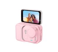 Coque de Protection en Silicone pour caméra Insta-360 GO Ultra, Coque intégrale Antichoc avec Capuchon d'objectif Anti-Rayures et lanière, Accessoires pour caméra d'action (Rose) (Rose)