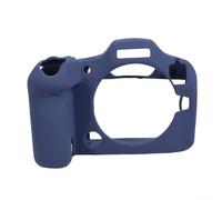 Coque de protection en silicone pour Canon EOS R63 qui préserve le viseur optique et le joint oculaire tout en ajoutant une protection au niveau de la surface (bleu)