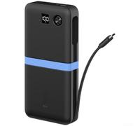 Coque de protection en silicone pour chargeur Anker 87 W - Étui de protection élégant et sûr en silicone pour batterie externe Anker 20 000 mAh 87 W (noir)