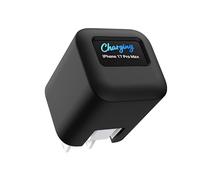 Coque de protection en silicone pour chargeur Anker Nano Smart 45 W, coque souple anti-rayures pour adaptateur Anker Nano Smart 45 W Max (chargeur non inclus) (noir)