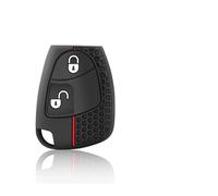 Coque De Protection en Silicone pour Clé De Voiture pour Mercedes pour Benz CL55 CL600 CL65 C230 C240 C280 C320 2/3 Boutons(2 Buttons)