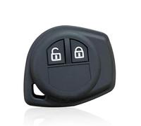 Coque de protection en silicone pour clé de voiture S-uzuki Celerio Liana Swift IV Grand Vitara SX4 Jimny Noir