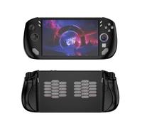 Coque de protection en silicone pour console de jeu Legion Go S - Résistante aux chocs et aux rayures - Protection intégrale - Noir et blanc