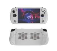 Coque de protection en silicone pour console de jeu Legion Go S - Résistante aux chocs et aux rayures - Protection intégrale - Noir et blanc (blanc)