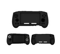 Coque de protection en silicone pour console de jeu portable Anbernic RG556, coque de protection anti-chute et anti-rayures pour console de jeu portable RG556 (noir)