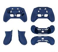 Coque de protection en silicone pour contrôleur Flydigi Vader 4 Pro, prise en main améliorée, coque anti-poussière et facile à installer, noir (bleu)