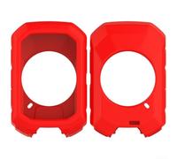 Coque de protection en silicone pour cyclistes Garmin Edge MTB - Anti-chute - Résistante aux chocs - Légère - Plusieurs couleurs (rouge)