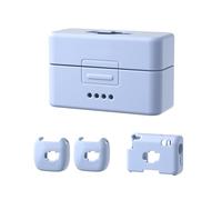 Coque de protection en silicone pour DJI Mic Mini, ensemble complet pour émetteurs/récepteurs/étui de chargement, résistant aux chocs, antidérapant, avec découpes précises pour accessoires de