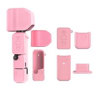 Coque de protection en silicone pour DJI Osmo Pocket 4P, coque souple pour prise en main et protection complète de l'écran de l'appareil photo, accessoires de protection, rose, Housse de protection en