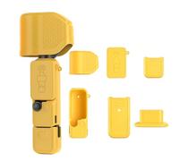 Coque de protection en silicone pour DJI Osmo Pocket 4P, coque souple pour prise en main et protection complète de l'écran de l'appareil photo, accessoires de protection, jaune, Housse de protection