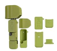Coque de protection en silicone pour DJI Osmo Pocket 4P, coque souple pour prise en main et protection complète de l'écran de l'appareil photo, accessoires de protection, Vert, Housse de protection en