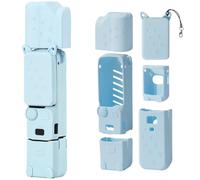 Coque de protection en silicone pour DJI Pocket 3, coque souple pour objectif d'écran d'appareil photo Osmo Pocket 3 Protection complète Accessoires de coque de protection, bleu, Étui de protection