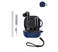 Coque de protection en silicone pour écouteurs Anker SoundCore P40i - Durable et écologique - Avec trous précis et compatibilité de charge - Résistant aux chocs - Agréable au toucher - Bleu