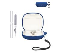 Coque de protection en silicone pour écouteurs Baseus Bowie MF1 - Durable et écologique - Avec trous précis - Résistante aux chocs, imperméable et agréable au toucher - Bleu