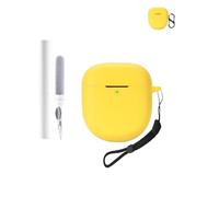 Coque de protection en silicone pour écouteurs Bose QuietComfort Ultra - Durable et écologique - Avec trous précis - Jaune