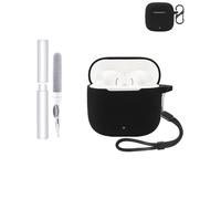 Coque de protection en silicone pour écouteurs Huawei FreeBuds SE 2 - Durable et écologique - Avec trous précis et compatibilité de charge - Résistante aux chocs - Confortable au toucher - Noir