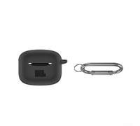 Coque de protection en silicone pour écouteurs JBL Tune Buds2 offrant une protection fiable avec un design léger et minimaliste (noir)