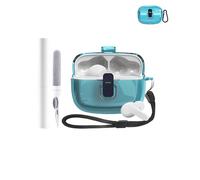 Coque de protection en silicone pour écouteurs JBL Vibe Beam/Wave200TWS - Durable et écologique - Avec trous précis et compatibilité de charge - Bleu