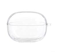 Coque de protection en silicone pour écouteurs Opendots 2 avec bouclier résistant aux rayures et découpes précises pour le port de charge en noir translucide (transparent)