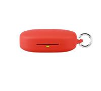 Coque de protection en silicone pour écouteurs SHOKZ OpenFit Pro, coque souple antichoc anti-chute, protection complète avec mousqueton pour écouteurs OpenFit Pro T010 (rouge)