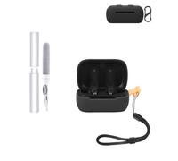 Coque de protection en silicone pour écouteurs Skullcandy DIME 3 - Durable et écologique - Avec trous précis - Résistante aux chocs - Étanche - Toucher confortable - Noir