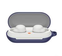 Coque de protection en silicone pour écouteurs Sony - Anti-chocs - Anti-poussière - Amovible et lavable - Wf-c700n - Bleu Noon