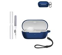 Coque de protection en silicone pour écouteurs Sony WF-C710N - Durable et écologique - Avec trous précis et compatibilité de charge - Résistante aux chocs - Confortable au toucher - Bleu