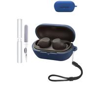 Coque de protection en silicone pour écouteurs Sony WF-C710N, durable et respectueux de l'environnement, avec trous précis et compatibilité de charge, résistant aux chocs, toucher agréable, bleu