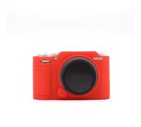 Coque de protection en silicone pour Fujifilm X-M5, 24 x 16 x 5 cm, anti-rayures, anti-chocs, texture antidérapante, housse légère pour appareil photo sans miroir, utilisation en voyage (rouge)