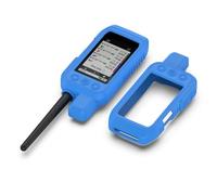 Coque de protection en silicone pour Garmin Alpha 300i 200i, coque de protection en silicone à bord souple, étanche, accessoires de peau (bleu)
