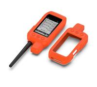Coque de protection en silicone pour Garmin Alpha 300i 200i, coque de protection en silicone à bords souples, étanche (orange)