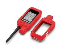 Coque de protection en silicone pour Garmin Alpha 300i 200i, coque de protection en silicone à bords souples, étanche (rouge)