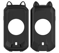 Coque de protection en silicone pour Garmin Edge 1050, motif chat résistant aux rayures et à la poussière (noir)