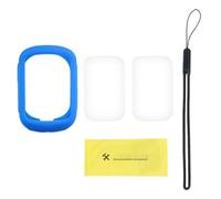 Coque de protection en silicone pour Garmin Edge 130 avec construction sans couture pour empêcher les débris d'entrer et améliorer la longévité opérationnelle (bleu)