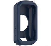Coque de protection en silicone pour Garmin Edge 850 avec matériau anti-chute avec ajustement sécurisé pour une utilisation en extérieur et robuste (bleu nuit)