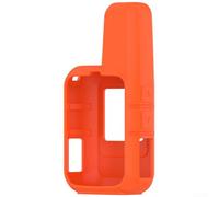 Coque de protection en silicone pour Garmin InReach Mini 2 offrant résistance et découpes pour un fonctionnement fluide de l'appareil (orange)