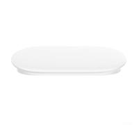 Coque de protection en silicone pour Google TV Streamer 4K 2024 offrant une protection fiable sans entraver l'utilisation (blanc)