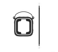 Coque de protection en silicone pour haut-parleur Anker Soundcore Boom Go 3i - Souple et flexible - Avec cordon de suspension, anti-rayures et antichoc - Pour l'extérieur - Noir