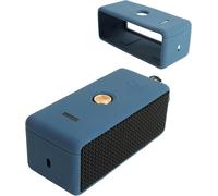 Coque De Protection En Silicone Pour Haut-Parleur Bluetooth Portable Marshall Emberton Ii - Résistant Aux Chocs, À La Poussière Et À L'Eau Pour Une Utilisation Sans Souci N'Importe Où, Bleu