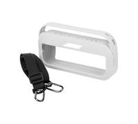Coque de protection en silicone pour haut-parleur Bose Flex, poignée ergonomique résistante aux déchirures pour l'extérieur, les voyages et un usage quotidien (blanc)