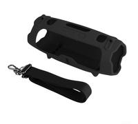 Coque de protection en silicone pour haut-parleur JBL Charge 6 avec bandoulière et résistance aux chocs (noir)