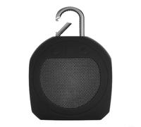 Coque de protection en silicone pour haut-parleur JBL Clip3, résistante aux chocs et à l'eau, design compact et portable pour les activités de plein air et les voyages (noir)